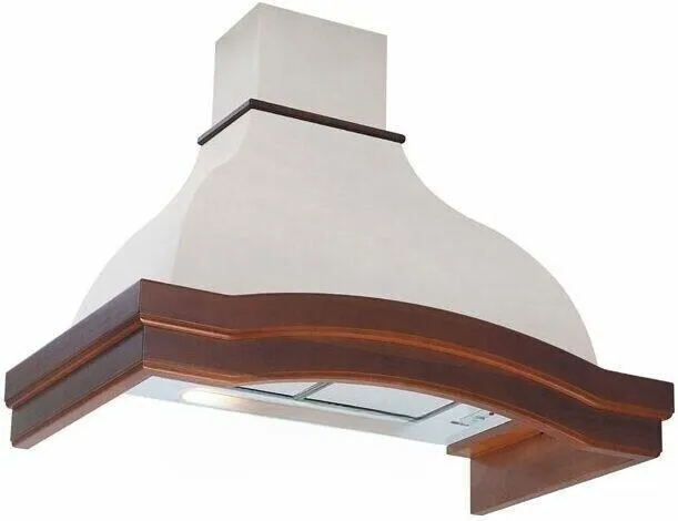 Вытяжка FALMEC IRIS/ORCHIDEA WHITE WALNUT 90 (пристенная,белый корпус+орех)