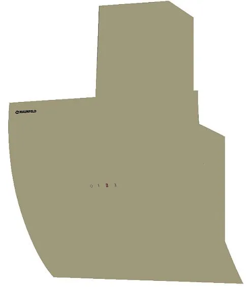 Вытяжка MAUNFELD SKY STAR 60 ТЕМНО-БЕЖЕВОЕ стекло