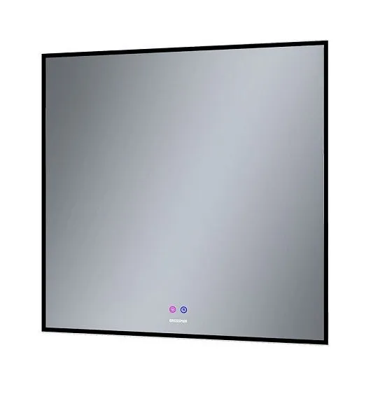 Зеркало GROSSMAN PRAGMA-норма BLACK 800х800х45 мм 1880802