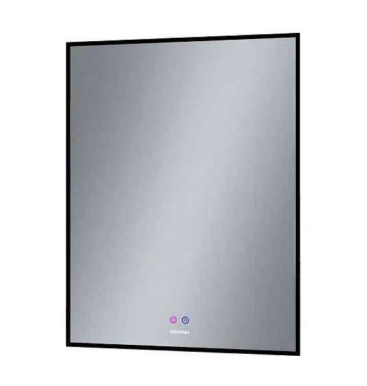 Зеркало GROSSMAN PRAGMA-норма BLACK 600х800х45 мм 1860802
