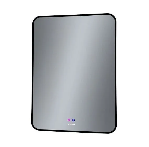 Зеркало GROSSMAN ELEGANS-норма BLACK 700х800х45 мм 1770802